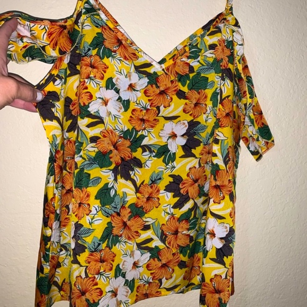 Shein 2X floral blouse